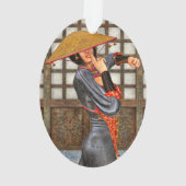 アジアの戦う女性 オーナメント (裏面)
