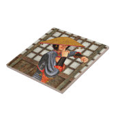 アジアの戦う女性 タイル (側面)