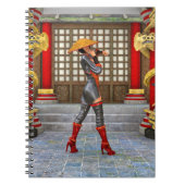 アジアの戦士の乙女 ノートブック (正面)