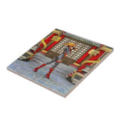 アジアの戦士メイド タイル (側面)