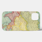 アジアの政治地図書の地図 Case-Mate iPhoneケース (裏面 (横))