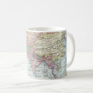 アジアの政治地図(1916年) コーヒーマグカップ