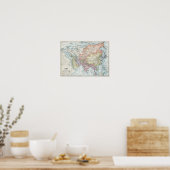 アジアの政治地図（1916年） ポスター (キッチン)