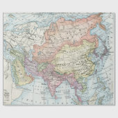 アジアの政治地図（1916年） ラッピングペーパー (フラット)