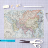 アジアの政治地図（1916年） 薄葉紙 (クラフト)