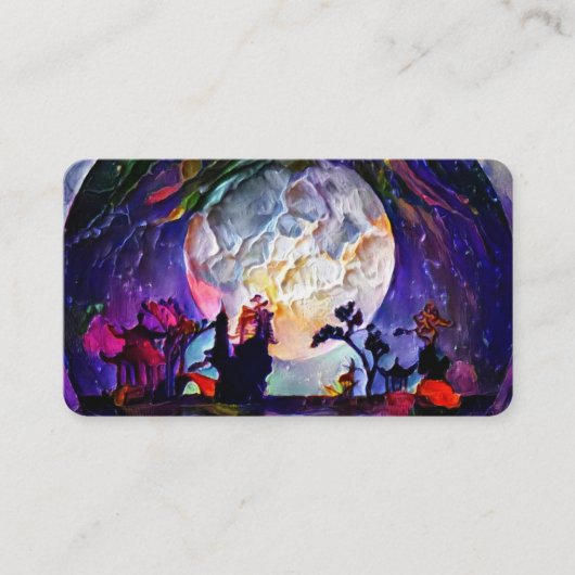 アジアの月 名刺 (正面)