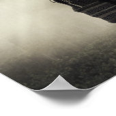 アジアの武士鎧を着た男 ポスター (角)