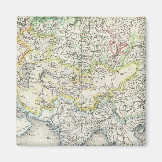 アジアの河川 マグネット (正面)