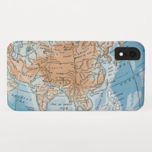 アジアの物理地図 (1916) iPhone XRケース