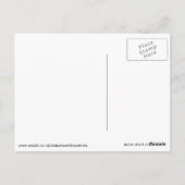 アジアの短い留め金 ポストカード (裏面)