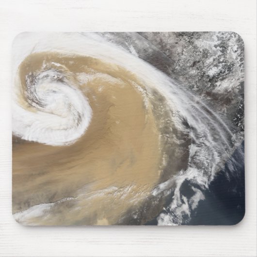 アジアの砂嵐が太平洋を横切る マウスパッド (正面)
