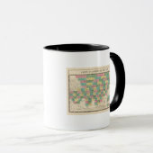 アジアの組立地図 マグカップ (正面右)