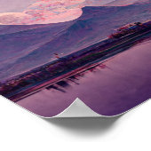 アジアの絵画風景 ポスター (角)