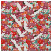 アジアの絹の模様 ファブリック (クローズアップ)