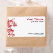 アジアの花の海運表 ラベル (インサイチュ)