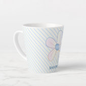 アジアの花 カフェラテマグ (左アングル)