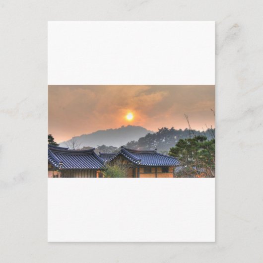 アジアの落日 ポストカード (正面)