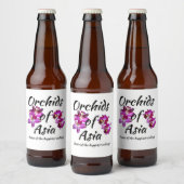 アジアの蘭 ビールラベル (ボトル)