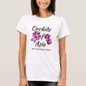 アジアの蘭 Tシャツ (正面)