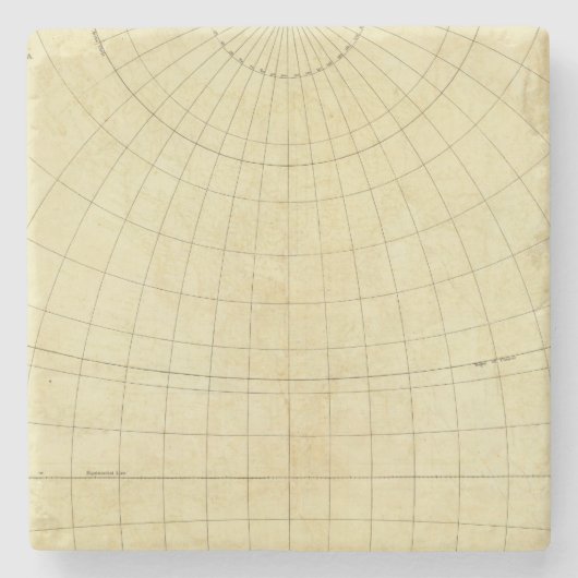 アジアの輪郭 ストーンコースター (正面)