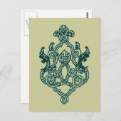 アジアの部族タトゥーデザイン仏教ヒンドゥー教 ポストカード (正面/裏面)