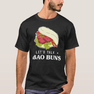 アジアの食文化について話そう フードパンのアジア料理 バオパン Tシャツ