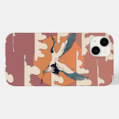 アジアの鶴の飛行 Case-Mate iPhoneケース (裏面 (横))