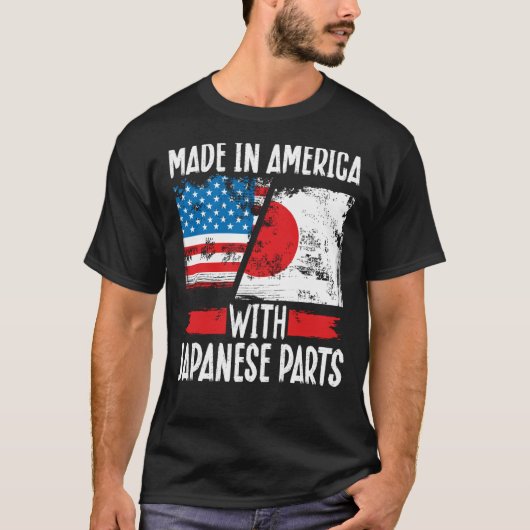アジアのAmeパーツを使用し日本のたアメリカ製のバック Tシャツ (正面)