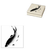 アジアのCoi魚の野生動物の木材スタンプ ラバースタンプ (押印)