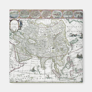 アジアのnoviterのdelineata 1617年 マグネット