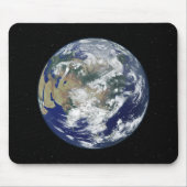 アジアを中心とした完全に照らされた地球 マウスパッド (正面)