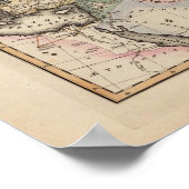 アジアアトラスマップ ポスター (角)