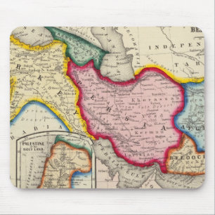 アジアアフガニスタンのトルコ·ペルシア地図 マウスパッド