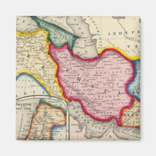 アジアアフガニスタンのトルコ·ペルシア地図 マグネット