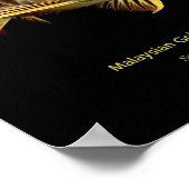 アジアアロワナ「ゴールデン型」のポスター ポスター (角)