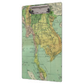 アジアアンティークの地図 クリップボード (左)