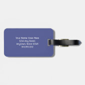 アジアアンティーク彫刻顔像写真名前をカスタムする ラゲッジタグ (裏面横)