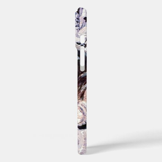 アジアアンティーク石顔写真はっきりした Case-Mate iPhoneケース (裏面 / 左)