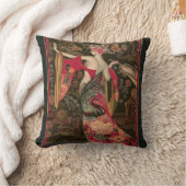 アジアアールデコ枕 クッション (ブランケット)