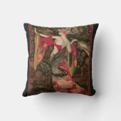 アジアアールデコ枕 クッション (裏面)