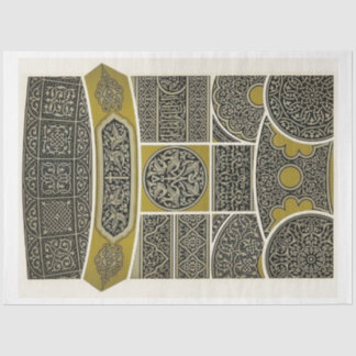 アジアインスパイアパターンデコパージ紙 薄葉紙