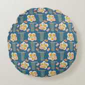 アジアインスパイア食装飾用クッション ラウンドクッション (正面)