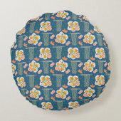 アジアインスパイア食装飾用クッション ラウンドクッション (裏面)