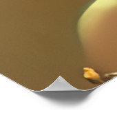 アジアインディアン女子カラフルレッドゴールデンポスター ポスター (角)