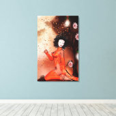 アジアオリエンタルファンタジーアート キャンバスプリント (インサイチュ (ウッドフロア))