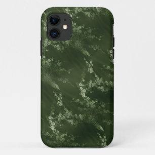 アジアオリーブ色の絹のiPhone 5の場合 iPhone 11 ケース