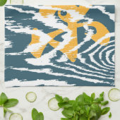 アジアカッコいい書道 キッチンタオル (折り畳み)