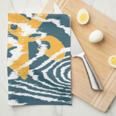 アジアカッコいい書道 キッチンタオル (四つ折り)