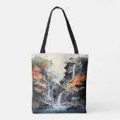 アジアカラフルの風景自然 トートバッグ (裏面)