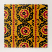 アジアカーペットスザンヌ伝統的刺繍 ジグソーパズル (横)